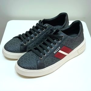 Bally Logo Mylton Monogram Lace Low-top Sneakers